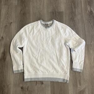 Calvin Klein Jeans Men’s Hefty Pullover Sweater White Size Medium